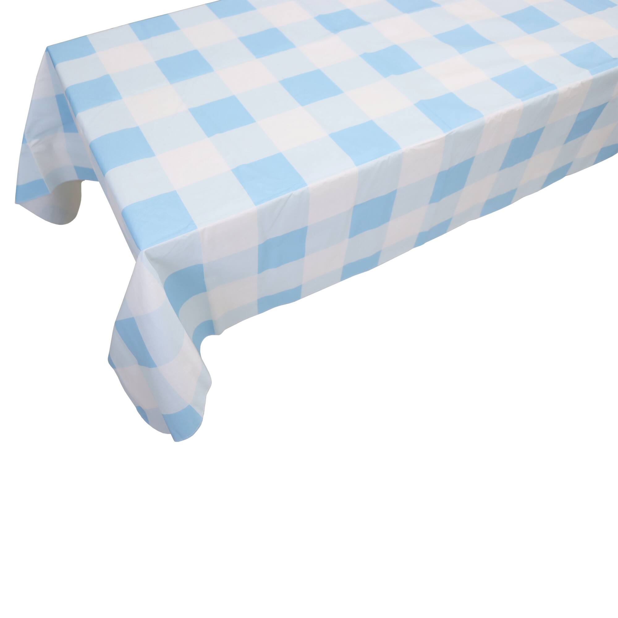 52" x 70" Blue & White Check Tablecloth by Celebrate It™